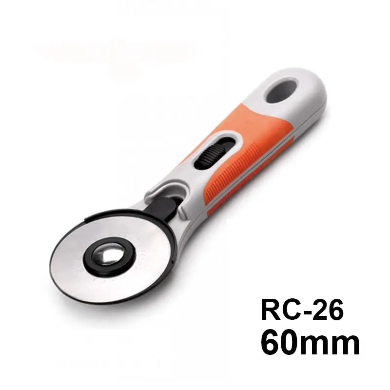 RC26 60mm Aukštos kokybės Taivano DAFA Pasukimo Cutter Audinio, Popieriaus, Vinilo Apskrito Cut Blade Kratinys Odos Amatų peilis