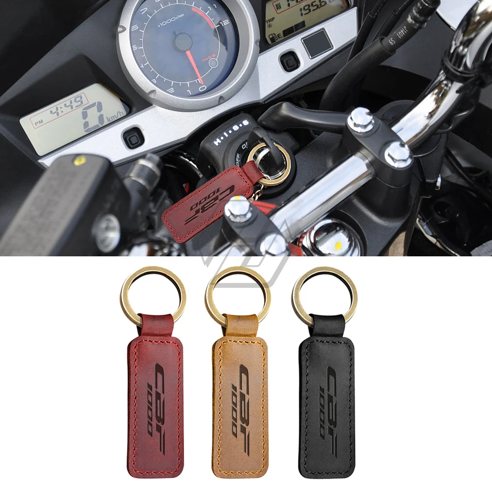 Honda CBF1000 CBF 1000 paketų prižiūrėtojų raktinę Motociklo karvės odos Keychain Raktų Žiedas