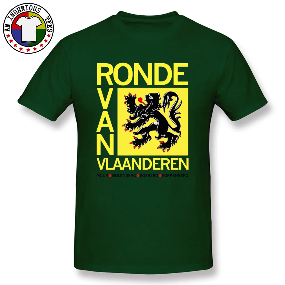 Vyriški Cool Marškinėliai Homme Tour of Flanders Logotipas T Marškinėliai Medvilnė Vyrų Marškinėliai Geek Topai Marškinėliai 2019 Naujausias Dizaineris