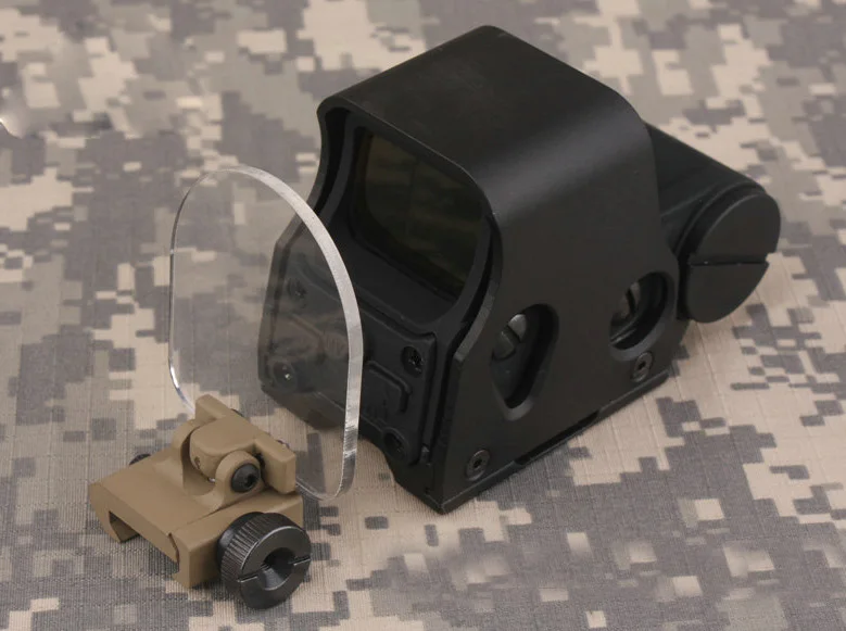 Naujas Red Dot Akyse taikymo Sritis 20mm QD Mount Airsoft Riflescope Skaidrus Bulletproof Objektyvas Gynėjas Sulankstomas Lauko Medžioklė