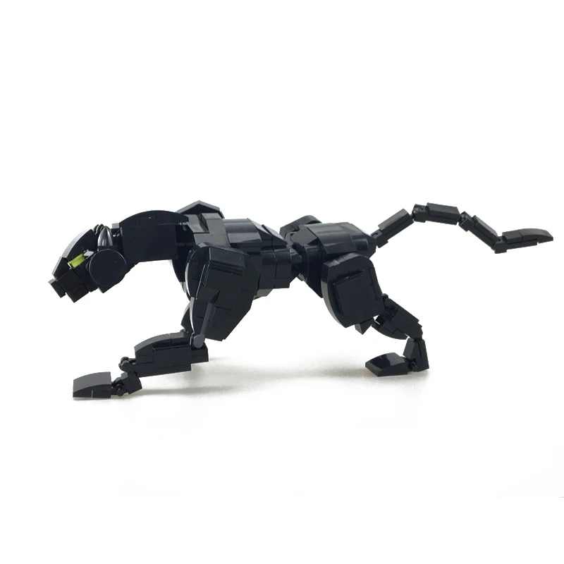 291pcs Juodas Leopardas Blokai Anime Paveikslas Modelis, Žaislai Veiksmų Skaičius, Vienas Gabalas Modeliavimo Figūra Lėlės, Žaislai Vaikams