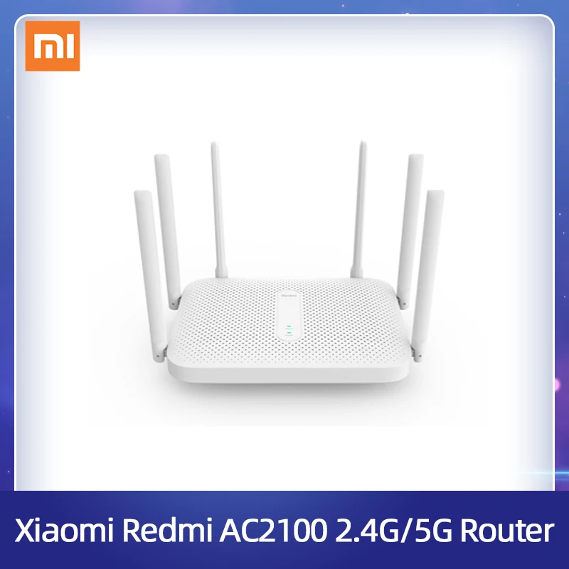 Xiaomi Redmi AC2100 2.4 G/5G Gigabit Router Dual-Band Wifi Router Kartotuvas su 6 Didelis Pelnas Antenos Platesnės Aprėpties Paprasta sąranka