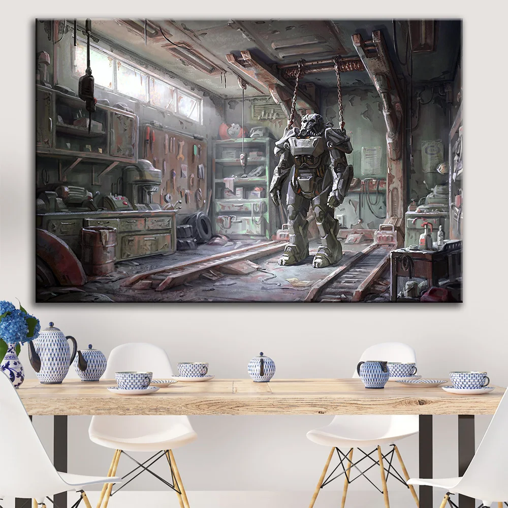 Fallout 4 Vaizdo Žaidimas Plakatas Ponas Akmenukai Katė Plakatai ir Spausdina Sienos Meno Tapybos Drobės Nuotraukos, VAIKŲ Kambarys Dekoratyvinis Namų Dekoro