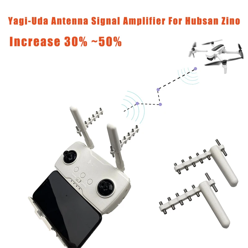 Yagi-UDA Nuotolinio valdymo pultelis Antenos 5.8 Ghz Signalo Stiprintuvas Range Extender Hubsan Zino H117S Zino 1 2 Padidinti Signalo Stiprintuvas