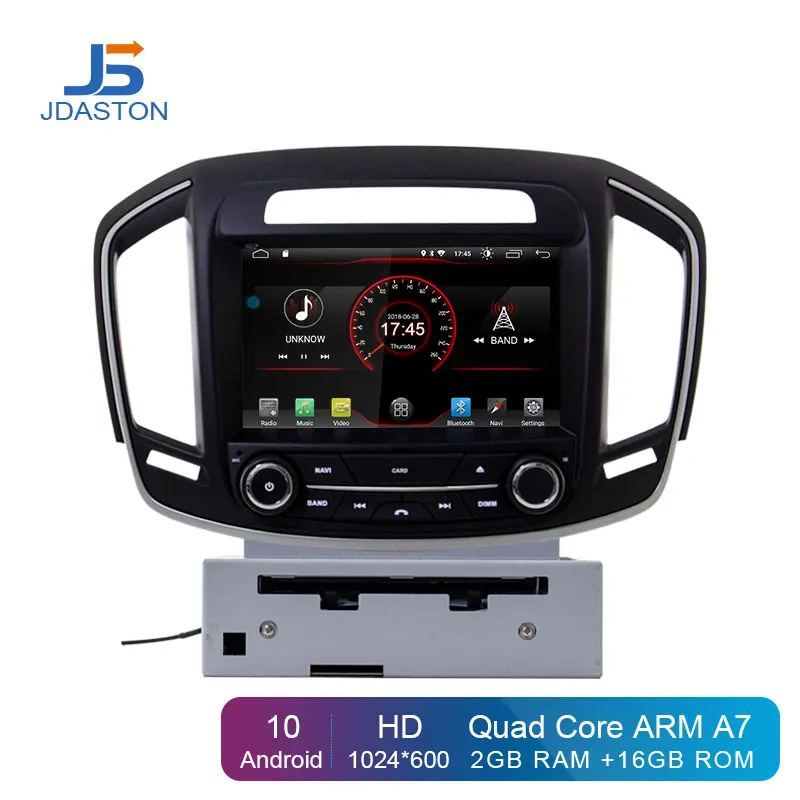 JDASTON Android 10.0 Automobilių DVD Grotuvas, Opel, Vauxhall Holden Insignia - 2017 Din Automobilio Radijo, GPS Navigacija, Multimedia Stereo