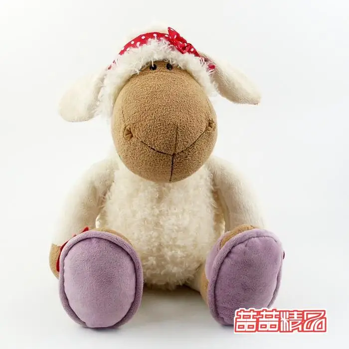 25cm Vokietija Jolly Mah Turbaną Avių Gyvūnų Pliušinis Žaislas Vaikams, Gimtadienio, Kalėdų dovana Mėgėjams Dovanos 1pcs