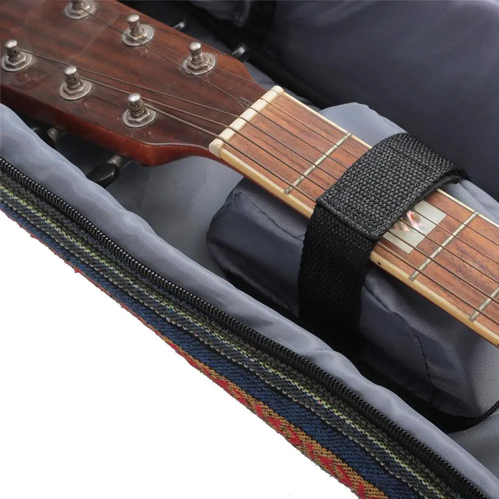 Elektrinė gitara atveju Longteam Etninės Mezgimo Stilius 40in 41 Colių atsparus Vandeniui Akustine elektrine Gitara, dėklas Kuprinė