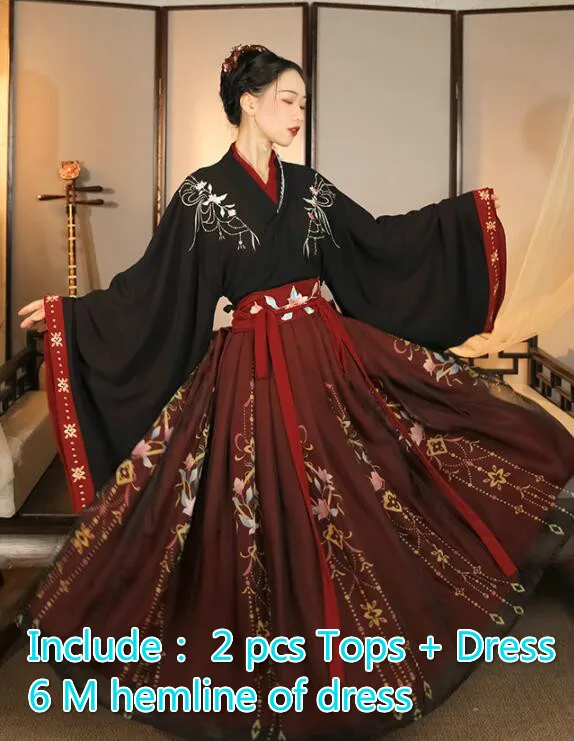 Moterų Hanfu Kinų Tradicija, Princesė Kostiumas Derliaus Tango Kostiumas Hanfu Pasakų Suknelė Karnavalas Kostiumas Apranga Cosplay