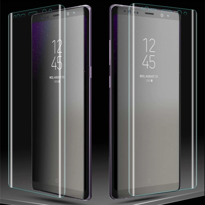 Musubo viso Kūno Stiklo Plėvelė Samsung Galaxy S9+ S8 Plius S10+ S10E Soft Screen Protector For Samsung Note 10 10+ 9 Pastaba Pastaba 8
