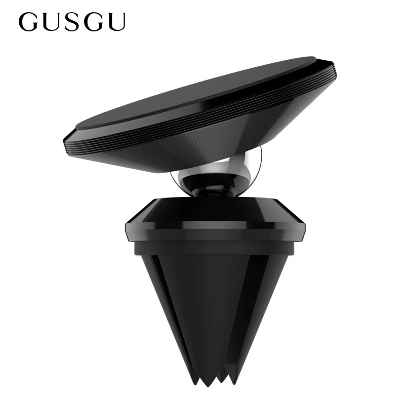 GUSGU Magnetinio Automobilinis Telefono Laikiklis Montuoti Oro Angos 360 Laipsnių Aliuminio Lydinio Universalus Telefono Stovas, 
