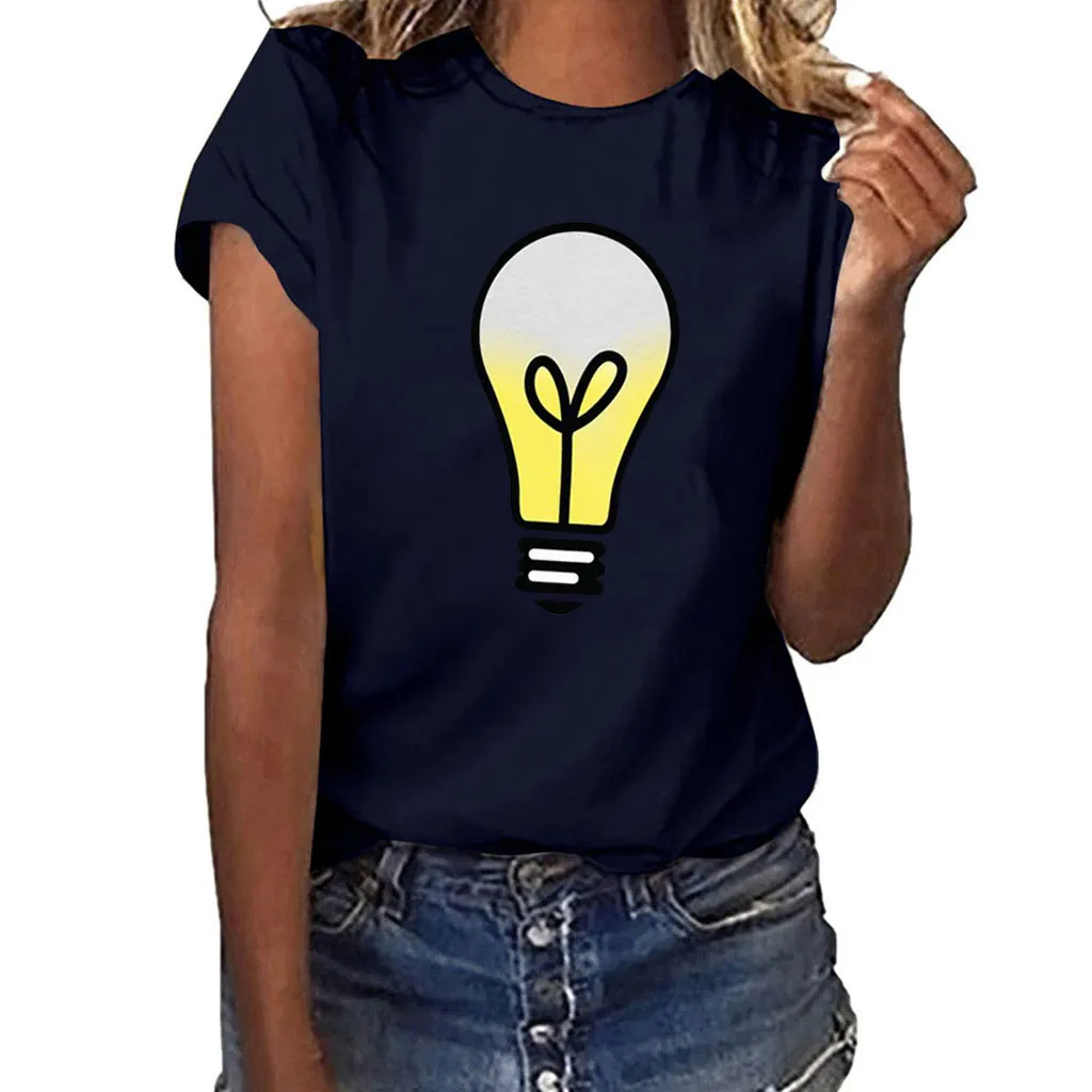 Hillbilly Moterys Vasarą T-shirt Harajuku Lemputės Tendencijos Mados Viršūnes&tees Moterų gryno Oro Kokteilis Spausdinimo Merginos Marškinėlius