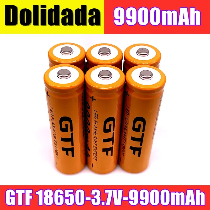 18650 baterija 9900mAh 3.7 V didelės talpos baterijos, Li-ion ličio baterijos, žibintuvėlis, baterija