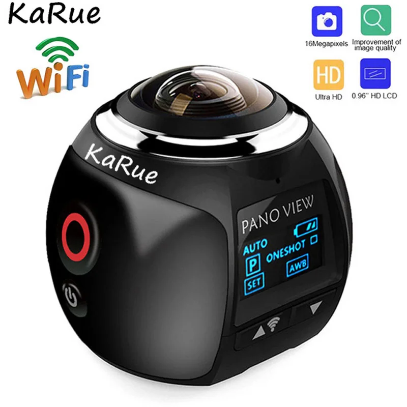 KaRue V1 kamera Veiksmų Kamera, Wifi 2448*2448 Ultra HD Mini 