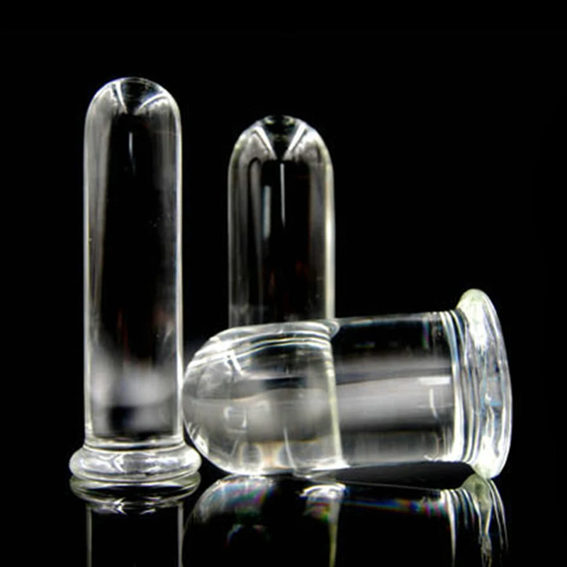 Crylinder Stiklo Dildo Milžiniškus Didelis Stiklo Varpos Kristalų Analinis Kaištis Moterų Sekso Žaislai Moterims, G spot Stimuliatorius Malonumų Lazdelė