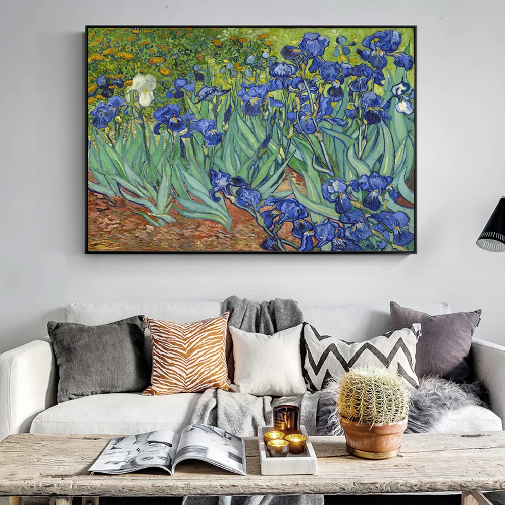 Van Gogh Vilkdalgis Gėlės Drobė Art Prints Impresionistų Gėlės Sienos Menas Drobė Paveikslų Reprodukcijos Van Gogh Namų Dekoro