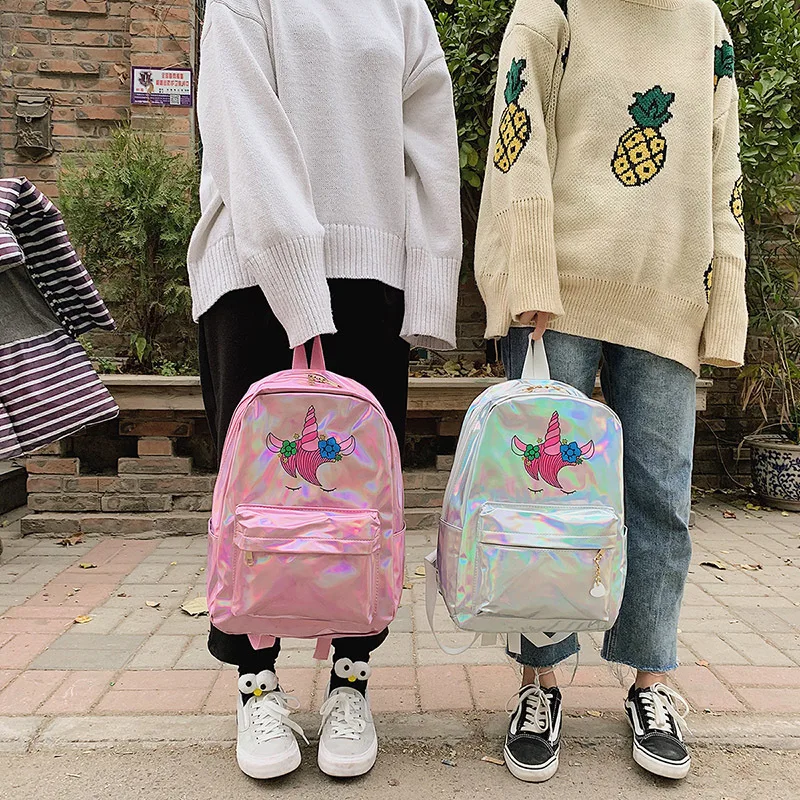 LXFZQ mochila infantil lazerio mokyklos krepšiai holografinis maišelį mokyklos kuprinė mergaitėms plecak szkolny vaikai maišelį vaikų kuprinės