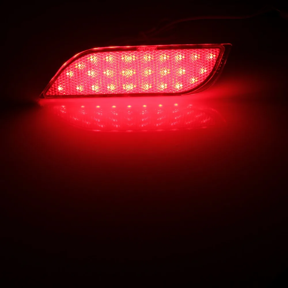Niscarda 2VNT LED Galinio Bamperio Atšvaito Lengvųjų Automobilių Ratai Stabdžių Rūko Apdaila galinio Žibinto Už Subaru Impreza WRX STI Palikimas Exiga Levorg