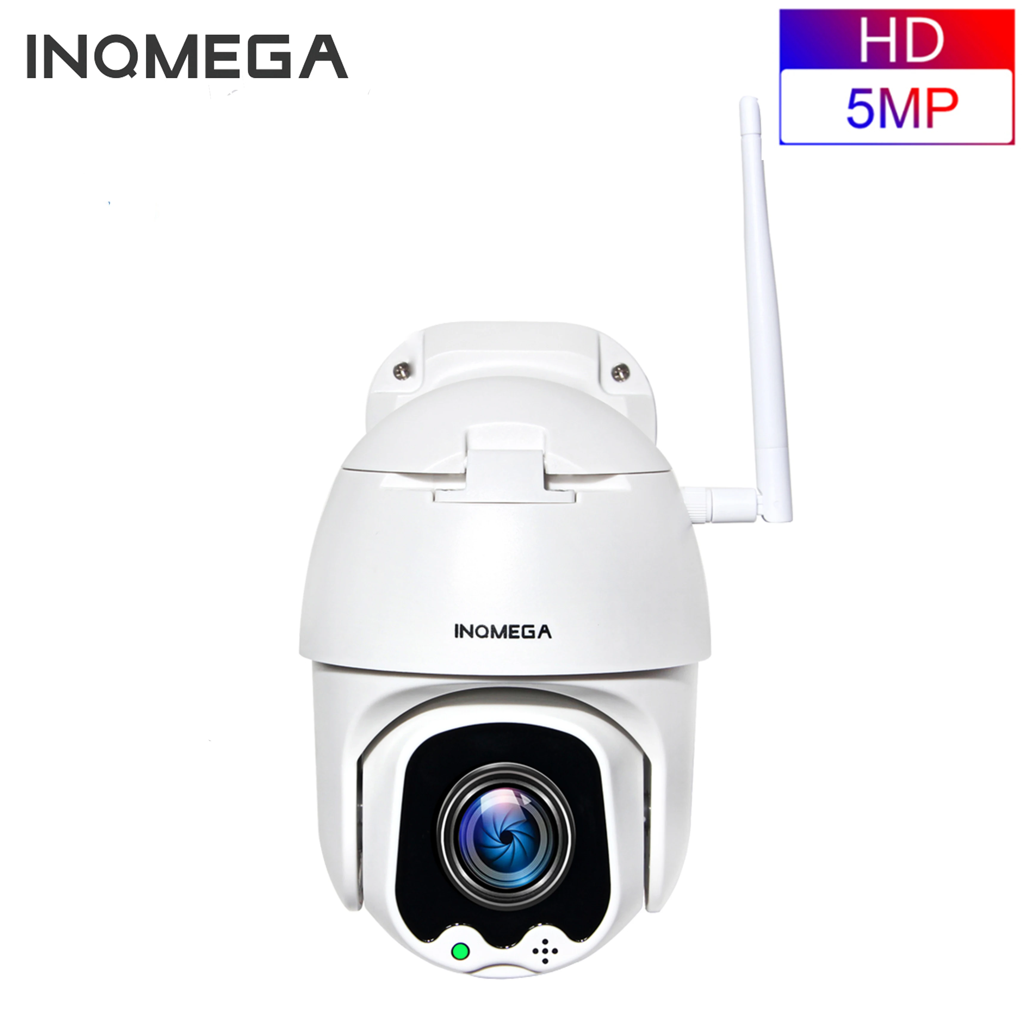 INQMEGA 5MP Super HD PTZ IP Kamera, Naktinio Matymo Lauko Vandeniui Garsiniu signalu, Dviejų krypčių Garso, Namų Apsaugos Kameros