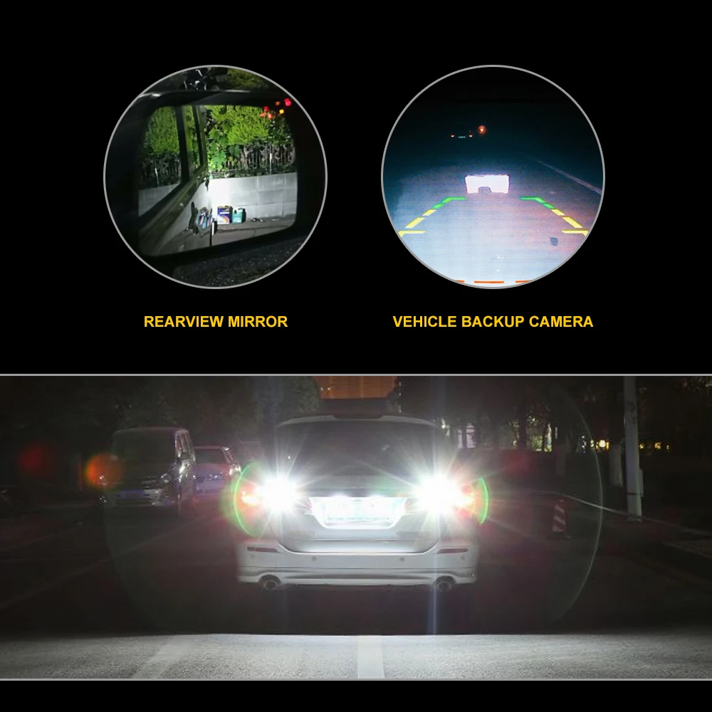 AUXITO W16W LED 912 921 T15 LED Lemputės, Automobilių Atsarginės Atbulinės Šviesos Hyundai Accent 