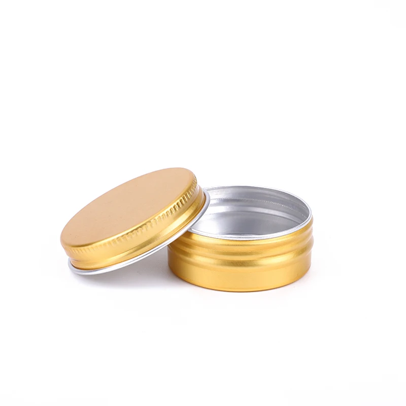 15g Aukso Tuščias Aliuminio Grietinėlės Indelį Puodą Nagų Dailės Bazės Pagrindą sudaro BB Švyti Kosmetikos Konteineriai, Pakavimo Puodai 50pcs