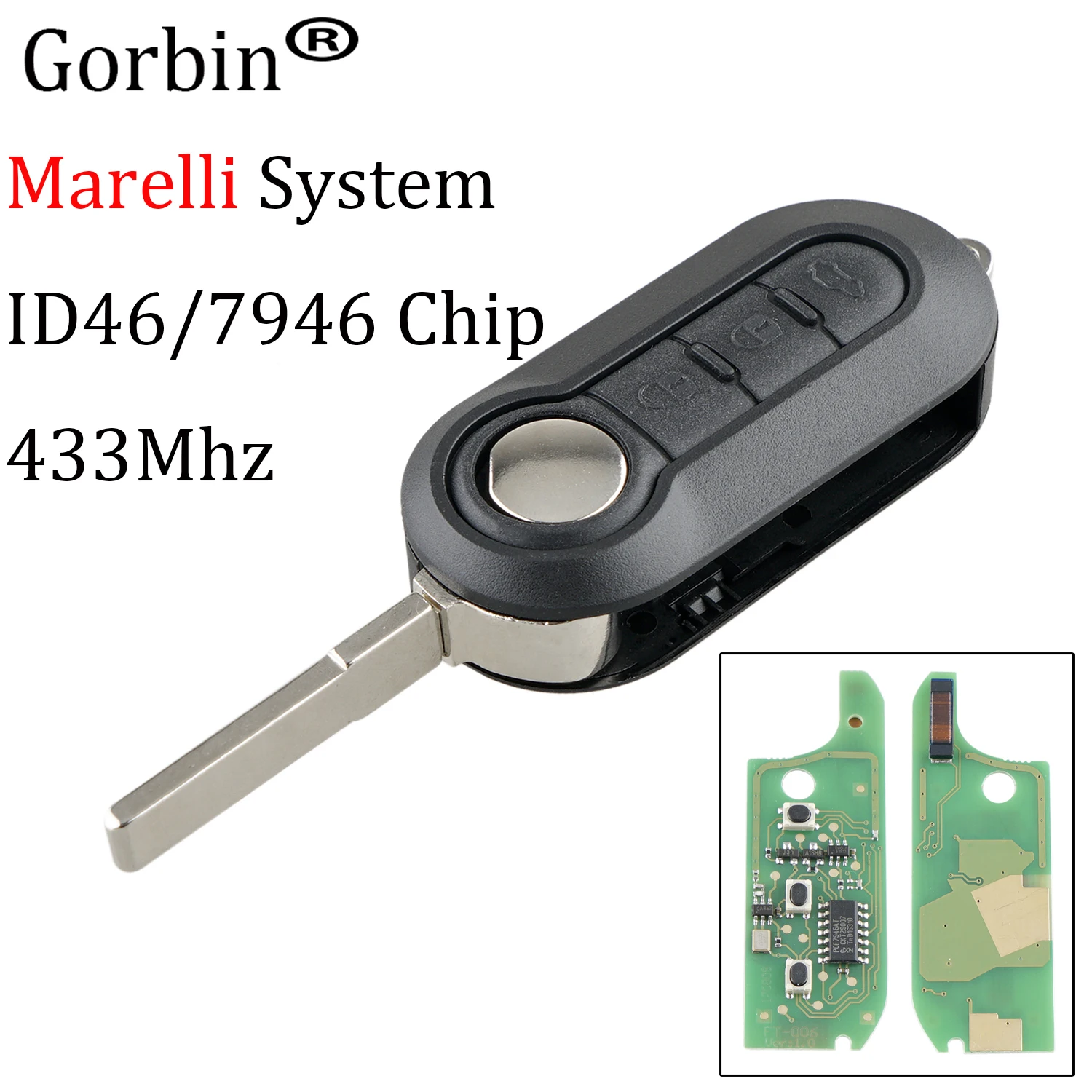 GORBIN 3 Mygtukas Nuotolinio Apversti Automobilį Klavišą 433Mhz Už 