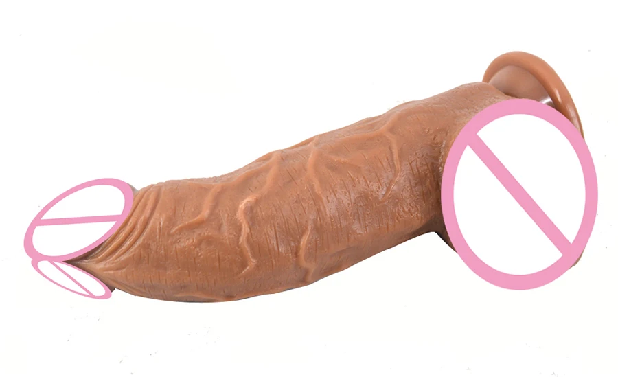 FAAK Realus Didžiulis Dildo siurbtukas Lenktas Didelis Varpos G Spot Skatinti Sekso Žaislai Moterims, Rudos spalvos Penis Erotiniai Produktų consolador