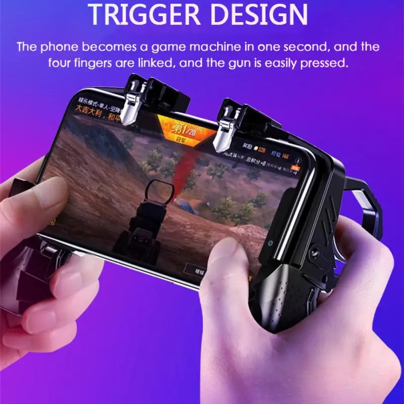 Mygtukas Įjungia PUBG Mobiliojo Telefono Gamepad Kreiptuką K21 Žaidimų Valdiklis 