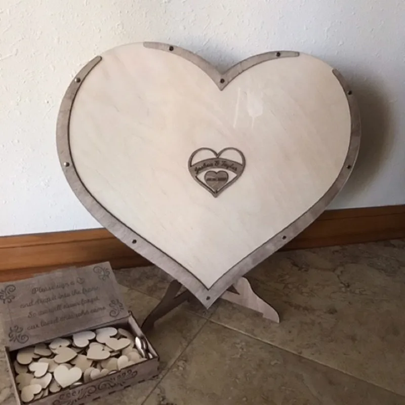 Vestuvinės Svečių Knygos Alternatyva - Vestuvių Dekoras-Lašas Širdies Svečių knyga, custom skaidrios širdies vestuvių prisijunkite drop box
