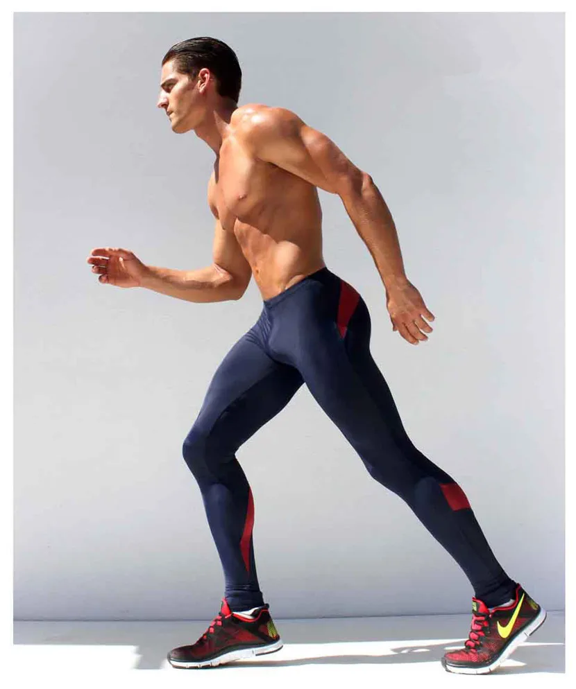 2020 m. Rudenį Nauji vyriški Jogos Kelnės Didelio Elastingumo Fitneso Mokymo Kvėpuojantis, Greitai Džiūstantys Sportinės Kelnės