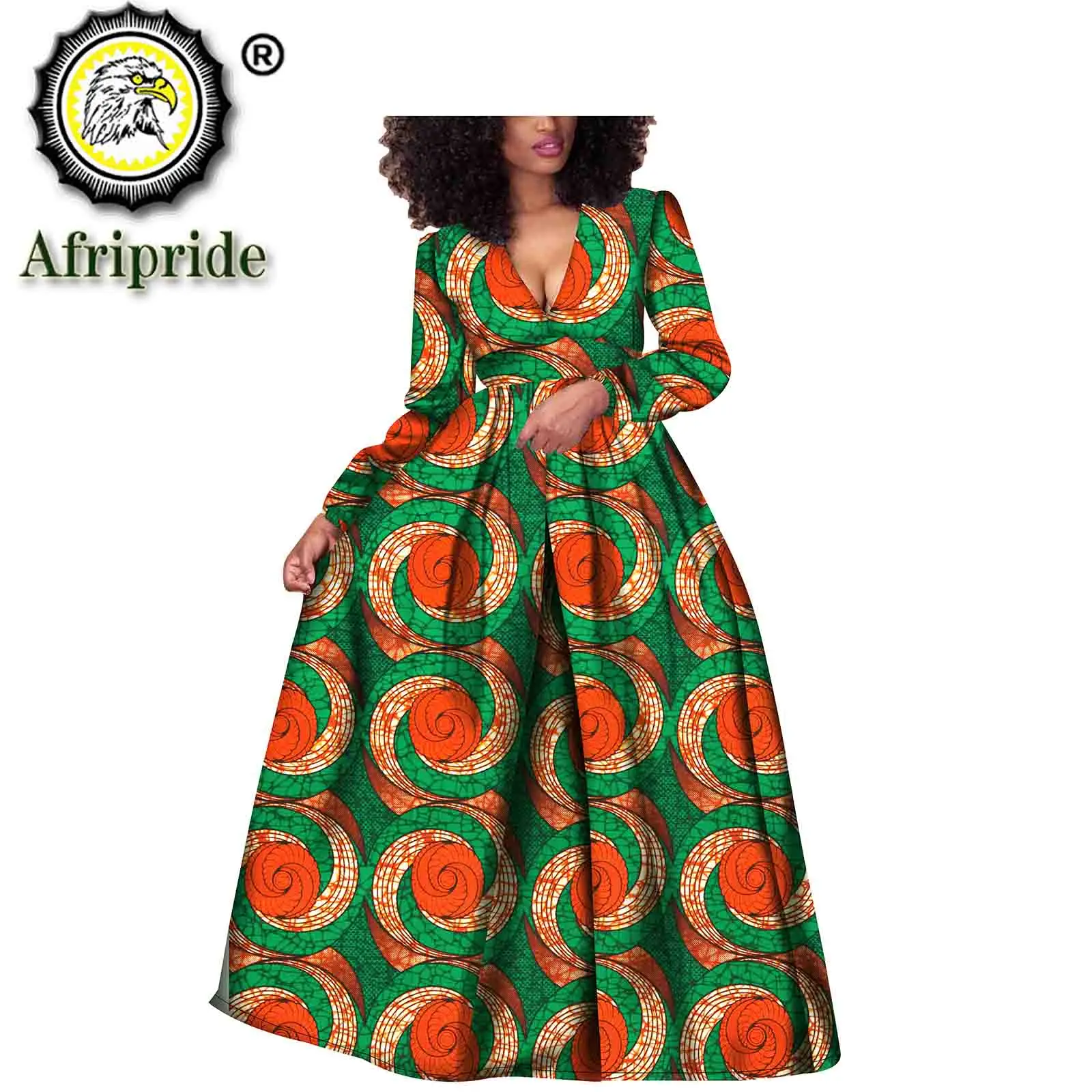 2020 m. Afrikos moterų suknelė ankara spausdinti grynos medvilnės bashiki heidi bazin riche naujo stiliaus suknelė Afrikos audinio AFRIPRIDE S1825021