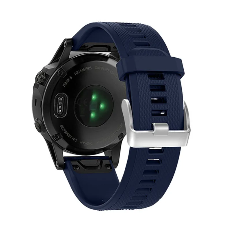 22mm Watchband Dirželis Garmin Fenix 5 Smart Žiūrėti Greitas Spaudai Silikono Lengvai tilptų Riešo Juosta, Diržu, Garmin Forerunner 935