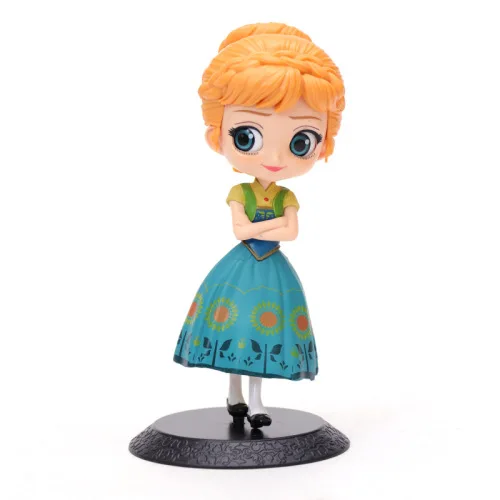 Disney princesė Q Posket Bo Peep Anna Aisha Arale Originalus Princesės duomenys užšaldyti Žaislai, Lėlės PVC Duomenys žaislai vaikams