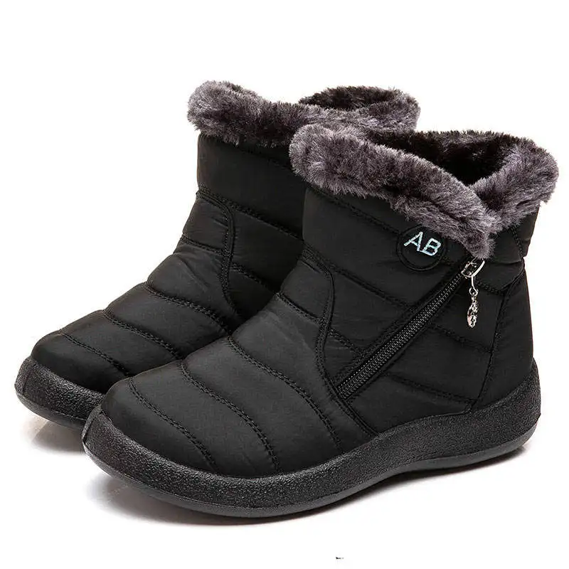 Žiemos sportbačiai moterims, batai 2021 neperšlampami sniego batai, žieminiai batai, moteris sportbačiai šiltas, prabangus kailiniai batai