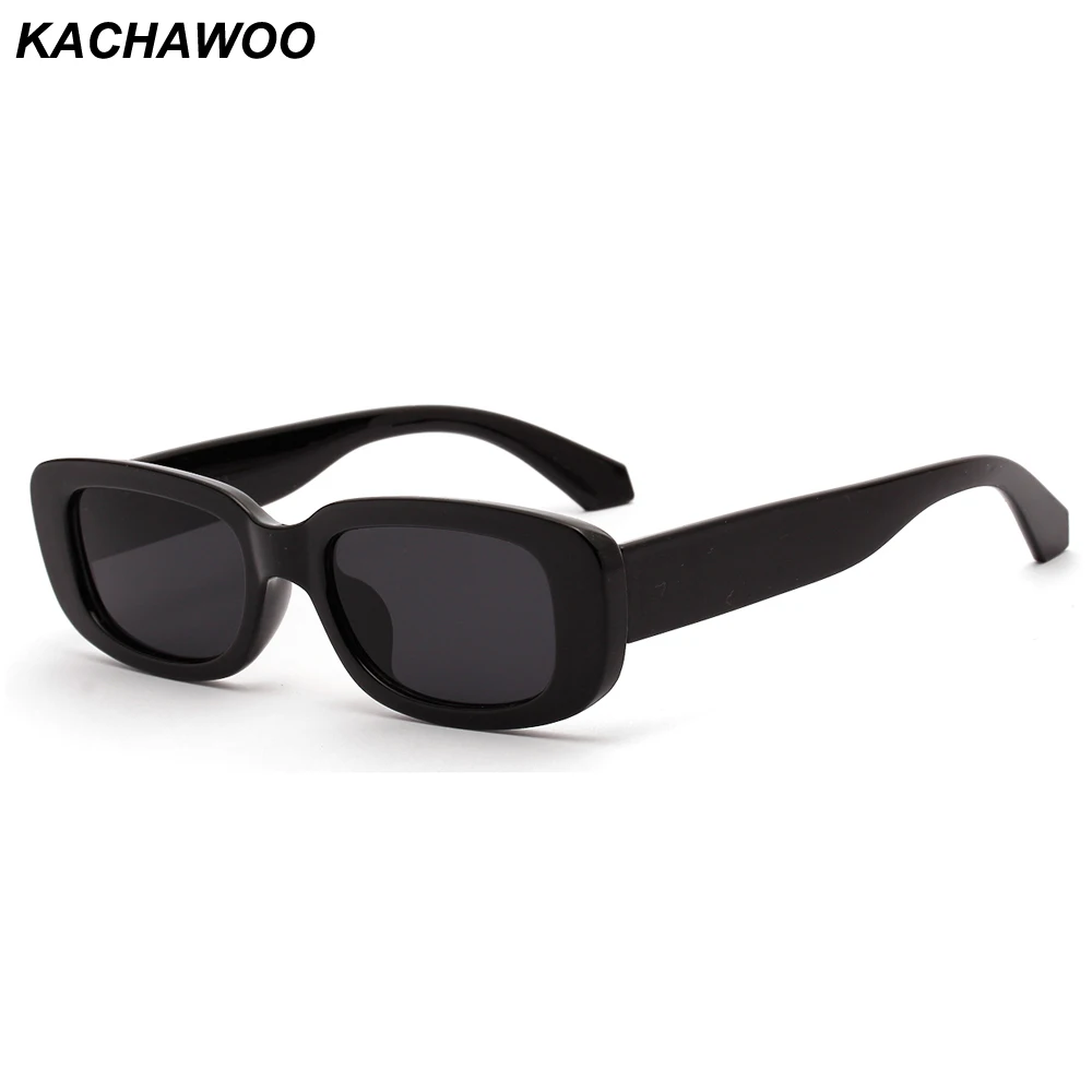 Kachawoo retro stačiakampis, akiniai nuo saulės vyrams juodas leopardas vasarą vyras saulės akiniai moterims 2019 mados droshipping