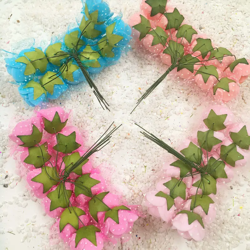HINDJEF 144 PCSPE modeliavimas gėlių putų gėlių mažas rose vestuvių saldainių dėžutė rožių puokštė vestuvių namų dekoravimo reikmenys