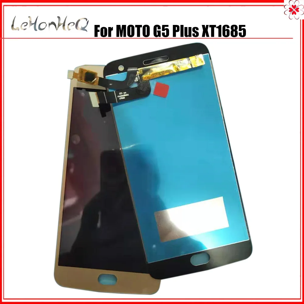 Bandymo AMOLED LCD Motorola MOTO G5P G5 Plius XT1685 XT1684 XT1687 Ekranas Jutiklinis ekranas skaitmeninis keitiklis Asamblėjos MOTO G5 Plius LCD
