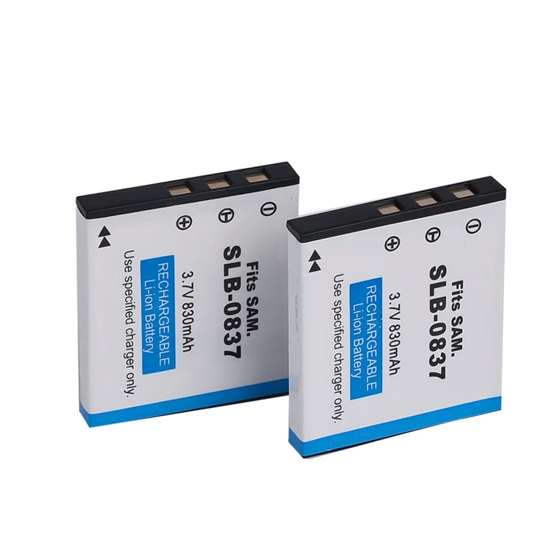 Li Jonų Baterija Samsung SLB-0837 Digimax i6 PMP i50 I8 L730 PL10 ST10 L60 NV3 NV7 L80 i70 i70S L700 L700S L73 NV5
