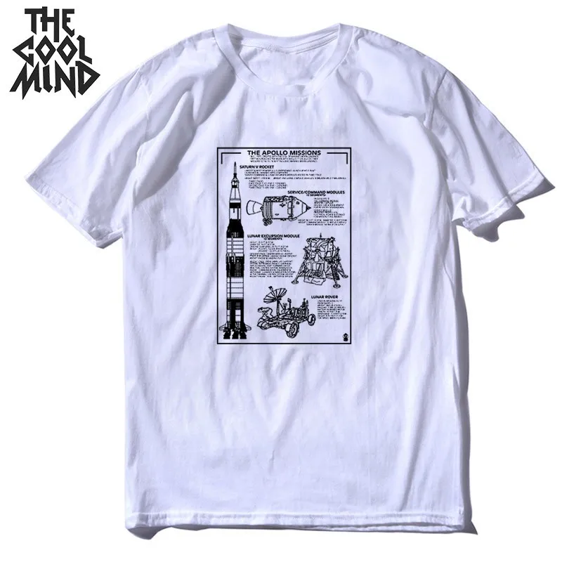 COOLMIND aukštos kokybės medvilnės kosmoso spausdinti vyrų T shite trumpas rankovės loost vyrų marškinėlius vasaros t-shirt vyrai tee marškinėliai mo0140