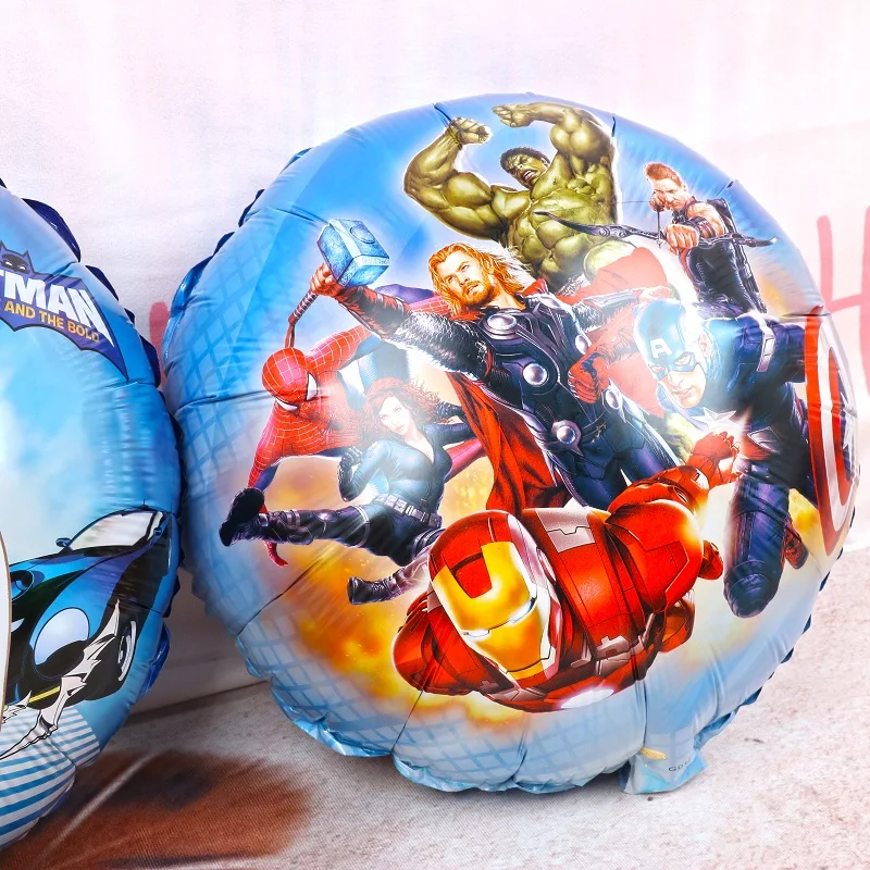 10vnt 18 colių Keršytojas Folija Balionai Super Herojus Kapitonas Amerika, Geležinis žmogus Ballon vaiko Gimtadienio Dekoracijos Prekes