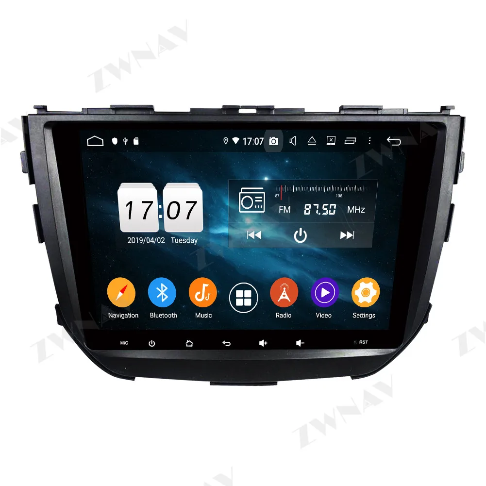 4G 128G IPS ekranas Android 10.0 Automobilio Multimedijos grotuvo Suzuki Vitara Breeza-2017 radijo garsas stereo GPS navi galvos vienetas