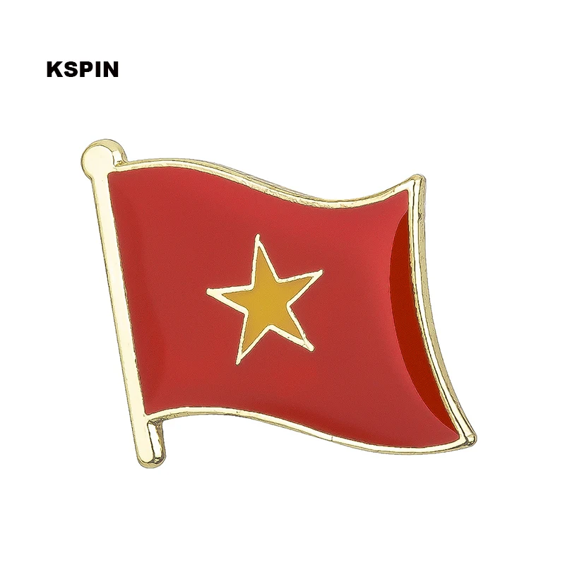 Vietnamo vėliava pin atlapas pin ženklelis 10vnt daug Sagė Piktogramos KS-0212