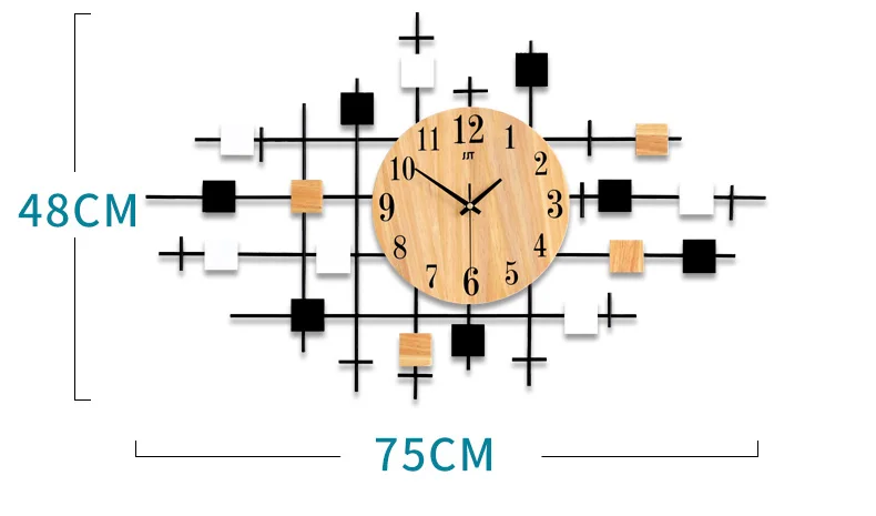 Medinis Sieninis Laikrodis Modernaus Dizaino Sieninis Laikrodis Šiaurės Derliaus Didelis Gyvenamasis Kambarys Sieninis Laikrodis Kvarcinis Mordern Namų Projektavimas 1551020