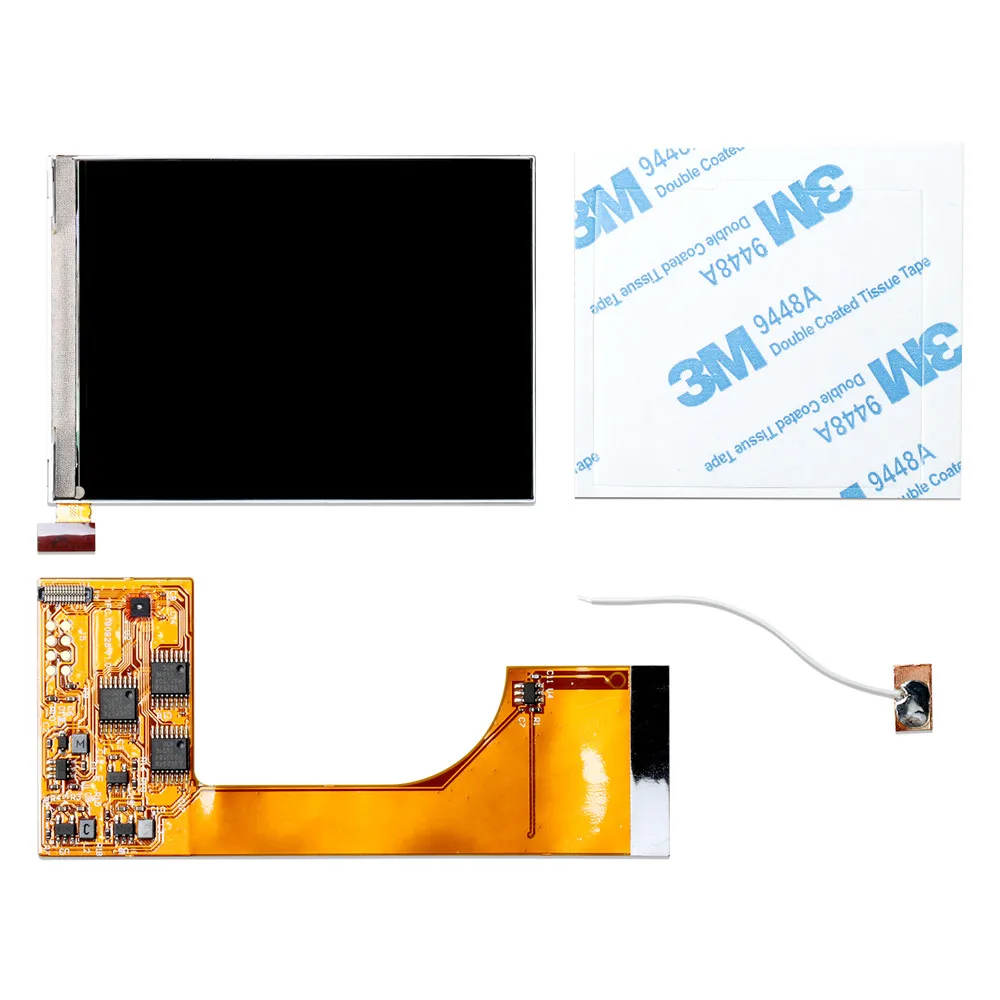 IPS Didelis Šviesos Backlight LCD Ekrano Nintend GBC Žaidimų Konsolės IPS Ekrano Pakeitimas Komplektas, GBC Ryškumas Reguliuojamas