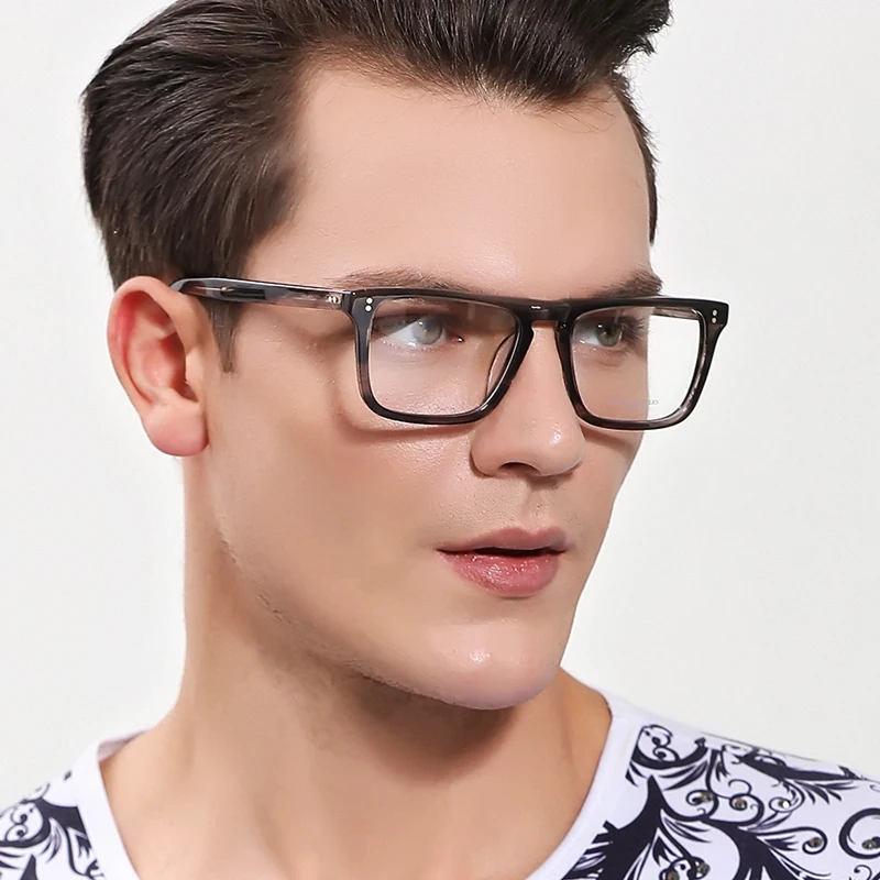 2020 Retro Aikštėje akinius rėmo mens akiniai vyrų akinių rėmeliai Derliaus Prekės kompiuterių recepto trumparegystė Nerd akiniai