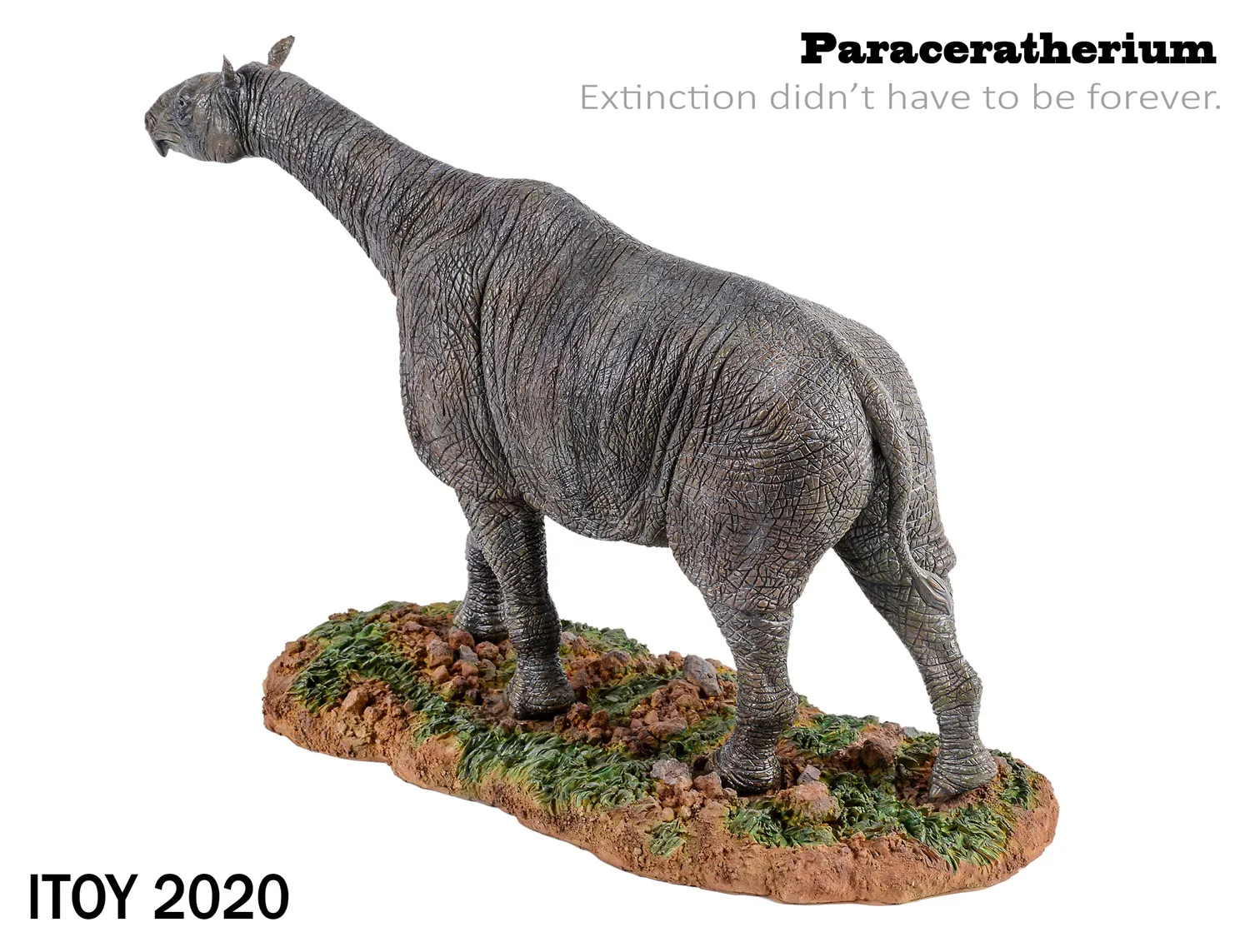 SANDĖLYJE! ITOY 1/35 Paraceratherium Statula Pav Realus PVC Išnykusi Senovės Gyvūnų Modelio, Žaislai CollectorAdult Su Platforma