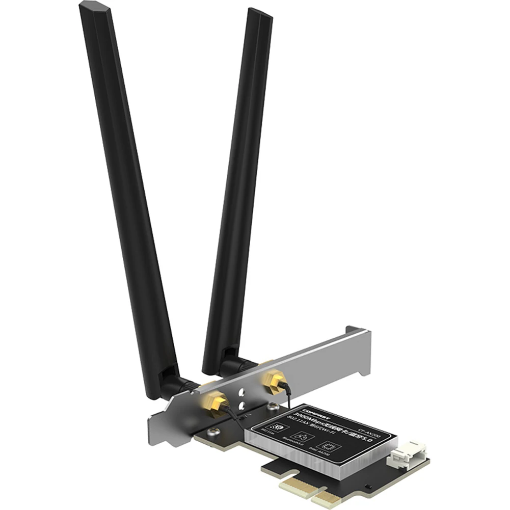 COMFAST AX200 PCIE X1 dviejų dažnių Belaidžio Tinklo Kortelė 2.4 GHz, 5 ghz Bluetooth, WiFi Adapteris Imtuvas su Antena