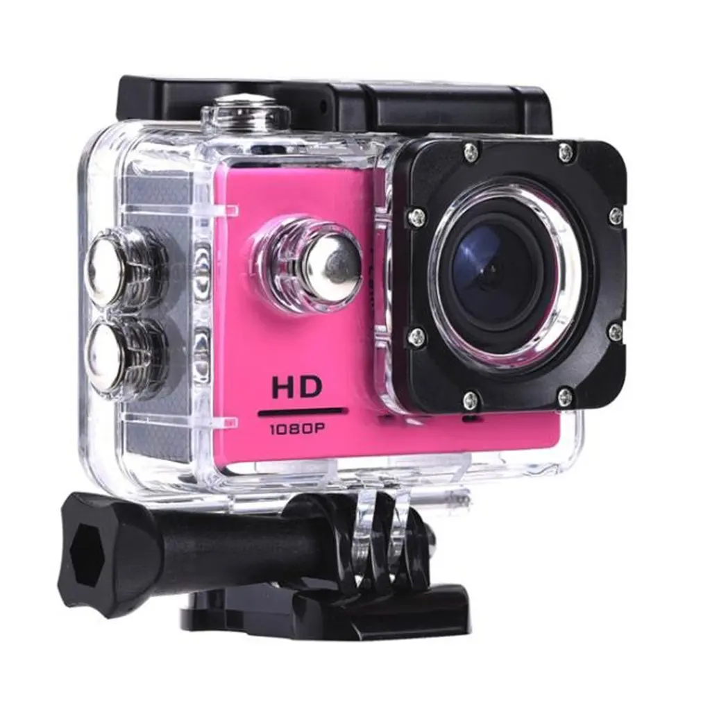 Veiksmo Kamera Plastiko 30M atsparus Vandeniui, Eikite Pro, Nardymas, Sporto Mini Dv 1080P Vaizdo Kamera, Dviračių Šalmas Automobilių Dvr Kamera