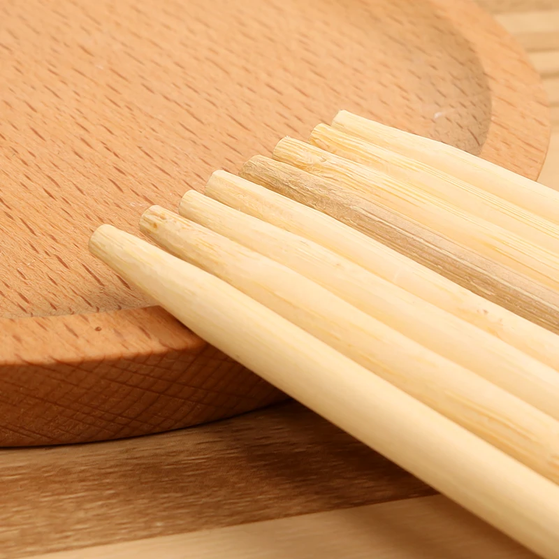 50 Porų/pak Kinijos Bambuko Lazdelės Vienkartiniai Bambuko Lazdelės Atskirai Suvynioti virtuvės Indai su dantų krapštuką LYQ