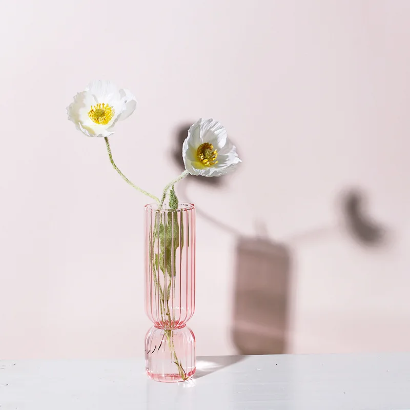 Cutelife Šiaurės Skaidrus Mažas Stiklo Vaza Dizaino Terariumai Hydroponic Gėlių Vazos Augalų Wazony Vaza Vestuvių Dekoro Namai