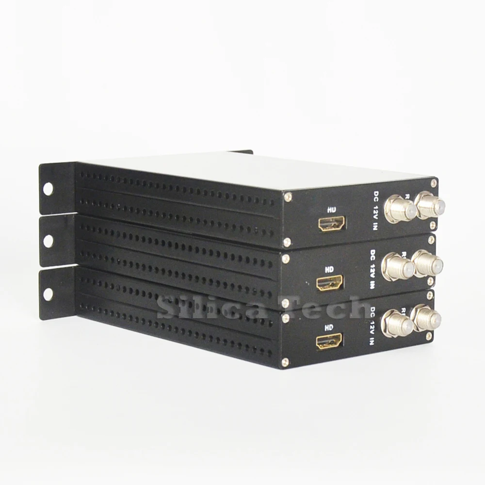 SKD2718 ATSC Moduliatorius 16 Kanalų HDMI 1080P Įvesties ATSC J. 83B RF Išėjimo / LAN, WIFI valdymas